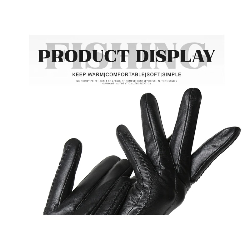 Women's Sheepskin Gloves Winte - Leather Driving Glove recension och pris