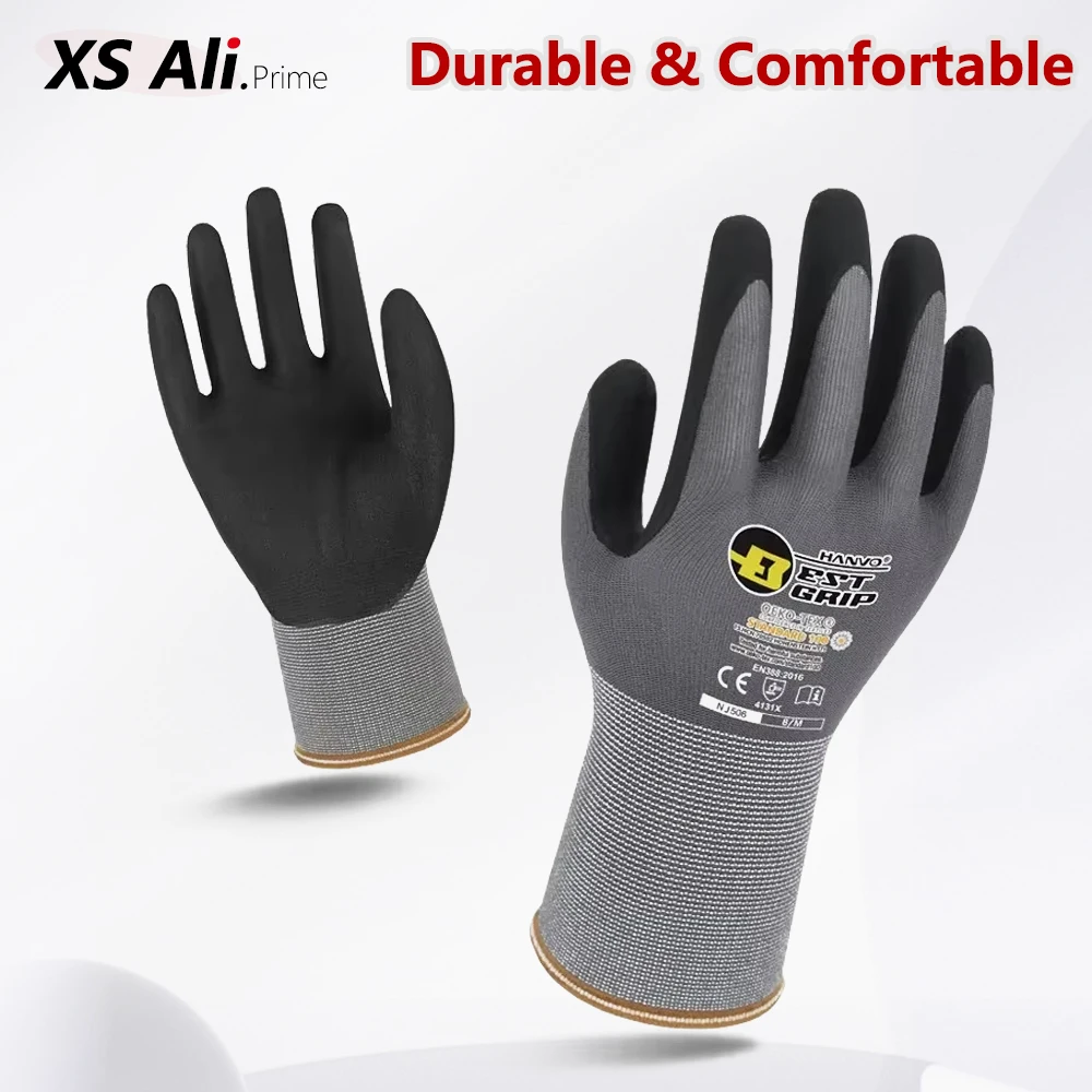1/10 Pairs Foam Nitrile Gloves - Nitrile Mechanic Glove recension och pris