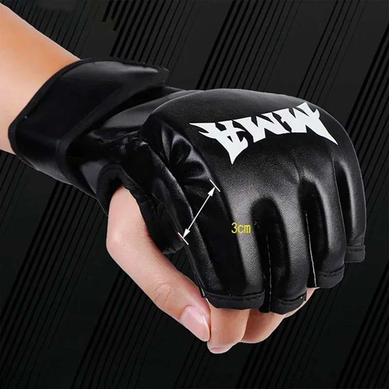 Half Finger Professional Boxin - Motorcycle Glove Knuckle recension och pris