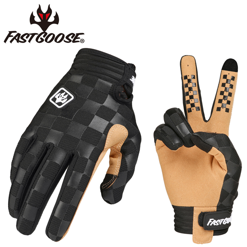 FASTGOOSE Retro Rider Motocros - Cycling Glove Padded recension och pris
