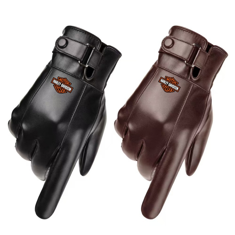 For Harley Davidson PAN Motorc - Leather Driving Glove recension och pris