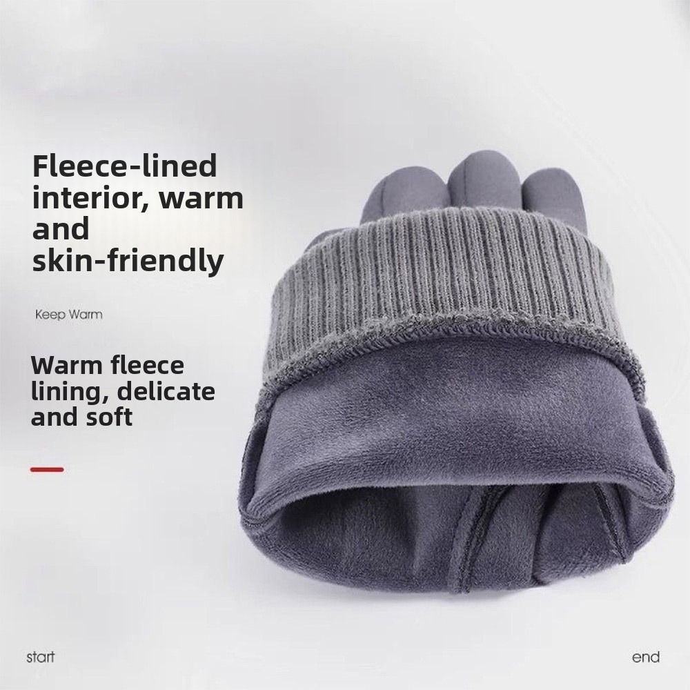 Driving Mittens Fleece Lining  - Leather Driving Glove recension och pris